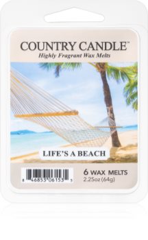 Country Candle Life's a Beach duftwachs für aromalampe