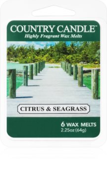 Country Candle Citrus & Seagrass duftwachs für aromalampe