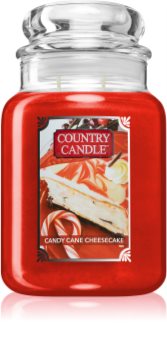 Country Candle Candy Cane Cheescake vela perfumada