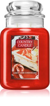 Country Candle Candy Cane Cheescake vonná sviečka