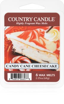 Country Candle Candy Cane Cheescake vaxsmältning