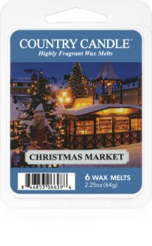 Country Candle Christmas Market κερί για αρωματική λάμπα