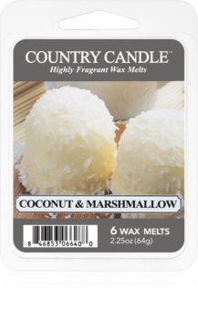 Country Candle Coconut & Marshmallow cera derretida aromatizante