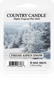 Country Candle Fresh Aspen Snow wachs für aromalampen
