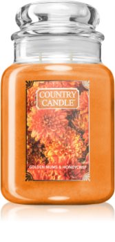 Country Candle Golden Mums & Honey Crisp vonná sviečka