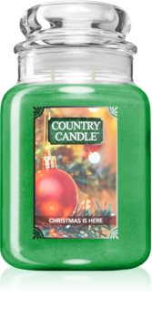 Country Candle Christmas Is Here vonná sviečka