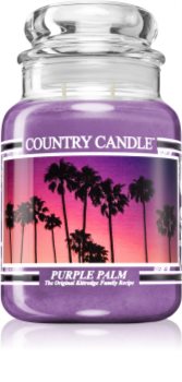 Country Candle Purple Palm Duftkerze