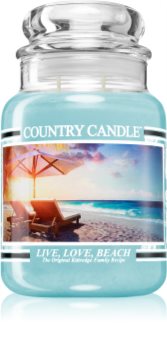 Country Candle Live, Love, Beach Duftkerze