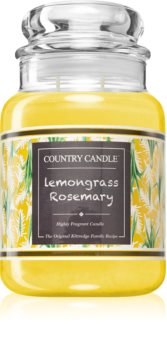 Country Candle Farmstand Lemongrass & Rosemary Duftkerze