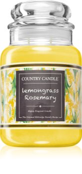 Country Candle Farmstand Lemongrass & Rosemary Tuoksukynttilä