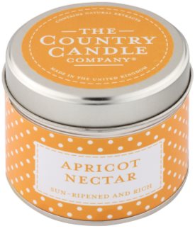 Country Candle Apricot Nectar vela perfumada en lata