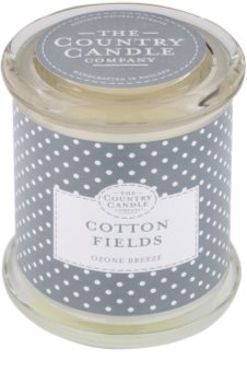 Country Candle Cotton Fields vela perfumado em vidro com tampa