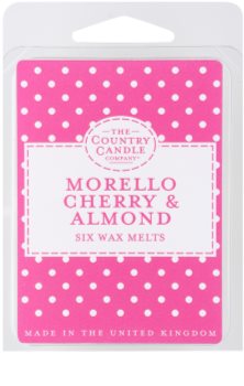 Country Candle Morello Cherry & Almond cera para lámparas aromáticas 60 g