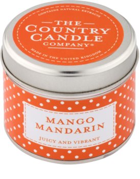 Country Candle Mango Mandarin vela perfumada en lata