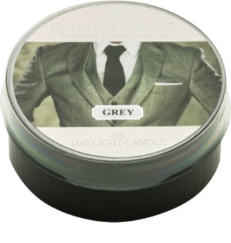 Country Candle Grey tealight candle
