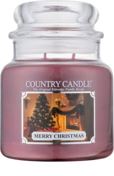 Country Candle Merry Christmas illatos gyertya