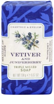 Crabtree & Evelyn Vetiver & Juniperberry luxusní mýdlo s vetiverem a jalovcem