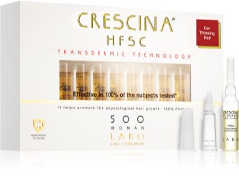 Crescina Transdermic 500 Re-Growth hajnövekedést serkentő ápolás hölgyeknek