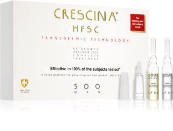Crescina Transdermic 500 Re-Growth and Anti-Hair Loss уход для поддержки роста и против выпадения волос для мужчин
