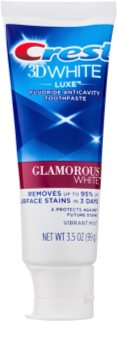 Crest 3D White Luxe Glamorous White dentífrico branqueador com fluoreto