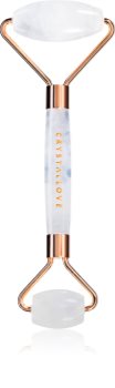 Crystallove Clear Quartz Roller rullo per massaggi per il viso