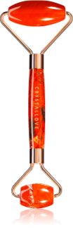 Crystallove Red Jasper Roller wałek do masażu do twarzy