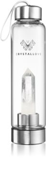 Crystallove Bottle Clear Quartz Wasserflasche