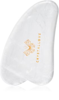 Crystallove Clear Quartz Gua Sha Plate pomagalo za masažu
