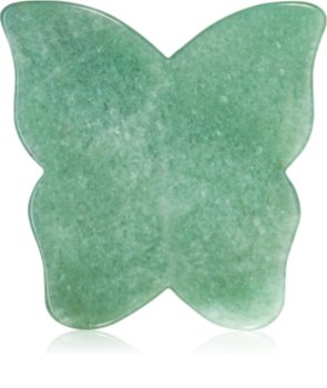Crystallove Butterfly Aventurine Gua Sha Plate pomagalo za masažu