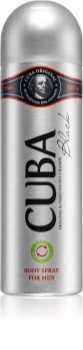 Cuba Black deodorant ve spreji pro muže