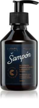 Curapil Men šampon s kofeinom za moške za pospeševanje rasti las