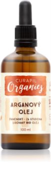 Curapil Organics Argan-Öljy Vartalolle ja Hiuksille