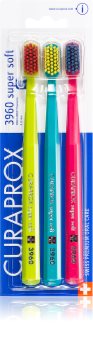 Curaprox 3960 Super Soft Toothbrushes, 3 pcs