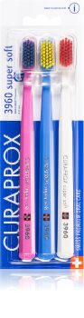 Curaprox 3960 Super Soft brosse à dents super soft 3 pcs