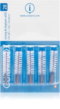 Curaprox Strong & Implant CPS Ersatz-Interdentalbürsten zum Reinigen von Zahnersatz 5 St.
