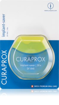 Curaprox Implant-Saver DF 846 οδοντικό νήμα για σιδεράκια και οδοντικά εμφυτεύματα