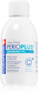 Curaprox Perio Plus+ Regenerate 0.09 CHX burnos skalavimo skystis regeneruojamojo poveikio