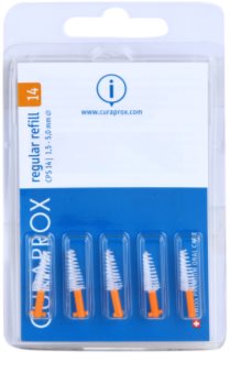 Curaprox Regular Refill CPS 14 Ekstra tandbørster med koniske børstehår mod blister 5 stk