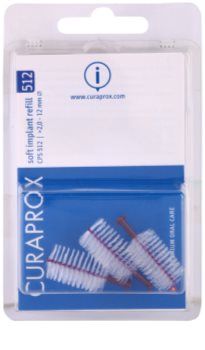 Curaprox Soft Implantat CPS Ersatz-Interdentalbürsten zum Reinigen von Zahnersatz 3 St.