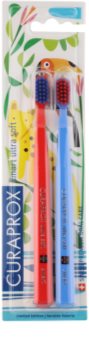 Curaprox 7600 Smart Ultra Soft Jungle Edition Toothbrushes, 2 pcs for Kids
