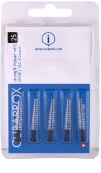 Curaprox Strong & Implant CPS 5 Stück konische Ersatz-Interdentalbürsten zum Reinigen von Zahnimplantaten