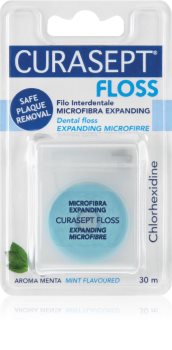 Curasept Dental Floss Expanding Microfibre Īpašs zobu diegs ar antibakteriālu sastāvu