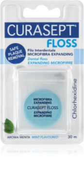 Curasept Dental Floss Expanding Microfibre Specialtandtråd Med antibakteriella ingredienser
