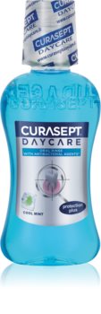 Curasept Daycare Cool Mint Komplett-vård Skyddande munvatten mot karies för frisk andedräkt