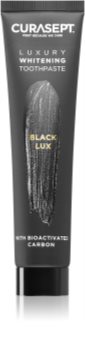 Curasept Black Lux czarna wybielająca pasta do zębów o działaniu wybielającym