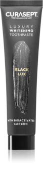 Curasept Black Lux Melna balinošā zobu pasta ar balinošu efektu