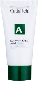 CutisHelp Health Care A - Acne Tagescreme mit Hanf für problematische Haut, Akne