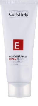 CutisHelp Health Care E - Eczema pomada de noche de cáñamo para reducir los síntomas del eczema para rostro y cuerpo