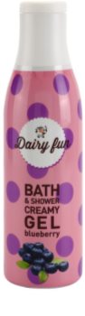 Dairy Fun Blueberry kremowy żel pod prysznic i do kąpieli