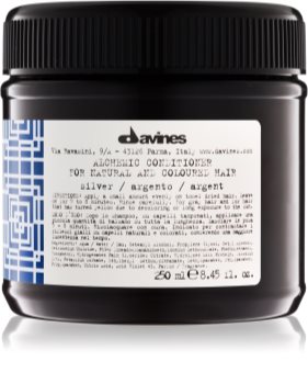 Davines Alchemic Silver Moisturizing Conditioner for Hair Color Enhancement